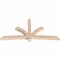 Ekena Millwork Davenport Smooth Timber Gable Bracket, Douglas Fir, 108"W x 54"H x 5 1/2"D x 5 1/2"F, 12/12 Pitch GBW108X54X0606DAV00SDF - alternate 2
